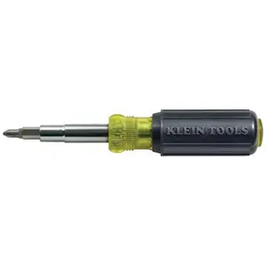 Klein Tools 409-32500 11-In-1 Screwdriver- Nutdriver With Cushion Grip
