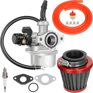 PZ19 Carburetor 19 mm Carb Kit Compatible with TaoTao 110cc 125cc ATV Pit Dirt Bike Coolster Apollo Baja Kazuma Falcon 50cc 70cc 90cc DB10 DB24 GK110 Chinese Quad 4