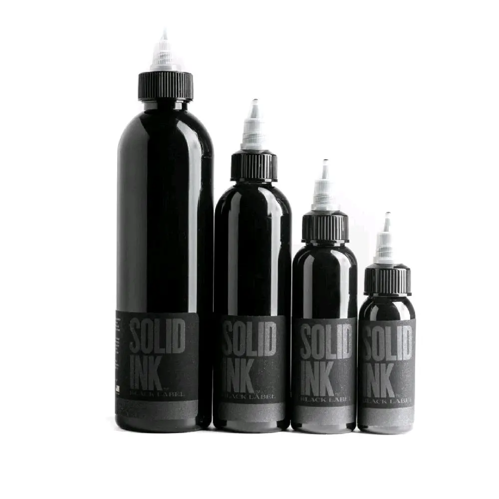 Solid ink Black Label /Tattoo Artist InK 1oz/2oz