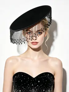 1PC Fascinators Berets for Women with Feather,Stylish French Beret Hats for Girls Lady Painters Hat,Solid Color Fascinators Hats,Styling Accessory,Costume Headpiece,Wedding, Halloween, Christmas, Church Cap