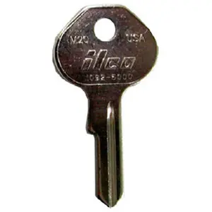 212 MAIN Kaba M18-1092-40 Master Padlock Metal Key Blank - Pack of 10, for Automotive & Motorcycle Locks