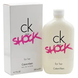 CK One Shock by Calvin Klein for Her EDT 6.7 oz 6.8 NEW in BOX