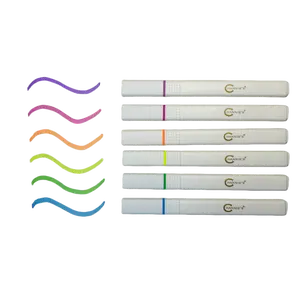 Channie’s Multicolored Highlighters 6-Pack - Vibrant, No Bleed, Safe for Kids