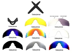 Galaxy Compatible Replacement Lenses for-Oakley M Frame Strike Sunglasses with 100% UVAB Protection Impact Resistance & Anti-Reflective Coating