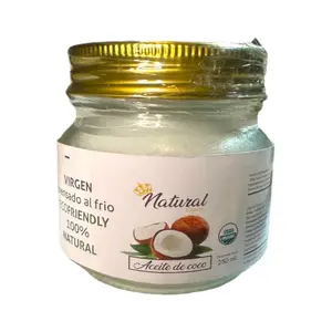 Naturally Coco Beauty Coconut Oil 8oz - Pure and Versatile Frying Oil for Skin and Hair