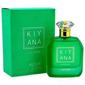 ASTEN Kiyana Pistache Perfume EDP 100ML - Gourmand Arabian Fragrance for Women with Creamy Pistachio Vanilla & Soft Florals