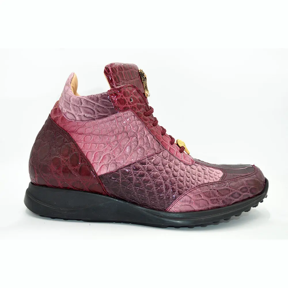 Mauri 8510 FC Multi Color Burgundy Fade Hi Top Sneaker