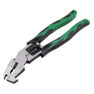 Upgraded 10-in-1 CR-V Multi-functional Angled-head Pliers – Easy And Effort-saving Operation, Ideal For DIY Projects, Household Repairs And Vehicle Maintenance, Integrating Functions Of Wire Stripping, Cutting, Crimping And Screwdriving