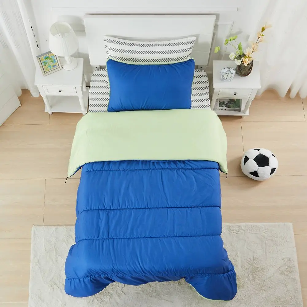 Sportopia Ruched Edge Paracord Comforter, 100% Recycled Polyester, 100% Polyester, Recycled Poly Material, Cozy Bed Setup Essential, for Bedroom Use