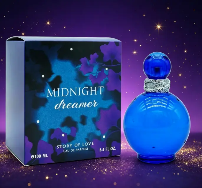 Midnight Dreamer Eau de Parfum, 3.4 oz / 100ml, Long-Lasting Unisex Fragrance with a Sweet, Romantic Fruity Floral Scent for Daily Wear, Vanity, Perfume For Sale, Bedroom, 100 Ml Perfume, Adults, Edp, All Seasons, Long Lasting Perfumes
