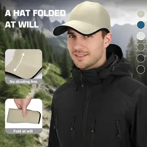 1pcs Fashion Casual Fishing Hiking Truck Driver Hat, Breathable Seamless Stitching Baseball Cap for Outdoor Activities & Sports