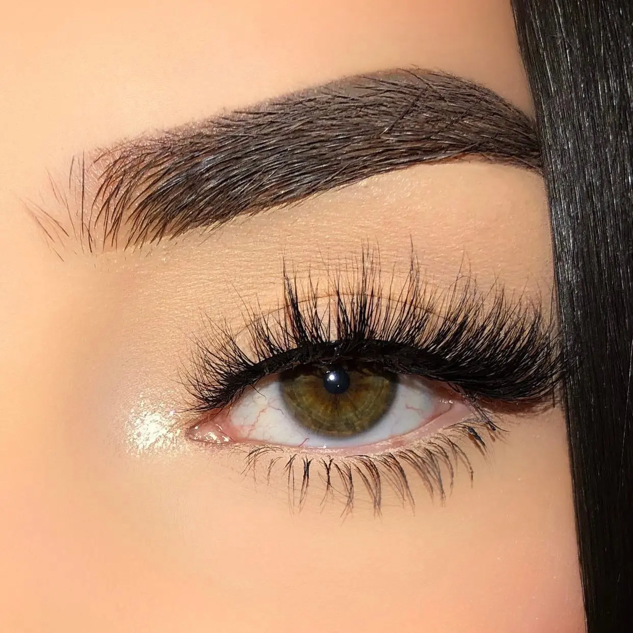 Gabriela Lashes, style “HONEY” (1 pair) 3D Mink Lash Strip, 15mm, Tapered for that soft lifted finish, High quality & Reusable