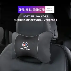 Car Neck Pillow Memory Foam Protective Lumbar Support Backrest Relieves Pressure Breathable Car Headrest Pillow For Buick Rendezvous Riviera Century Verano Envision Avenir Lacrosse Regal Encore Excelle Lacetti Enclave Anthem Cascada Car Accessories
