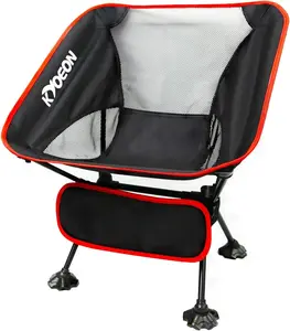 Portable Camping Chair, Ultralight Durable Foldable Chair for Outdoor Camp,Travel, Beach, Picnic, Garden,  Sturdy Frame, Comfortable Collapsible Lawn Chair, Supports 330Lbs