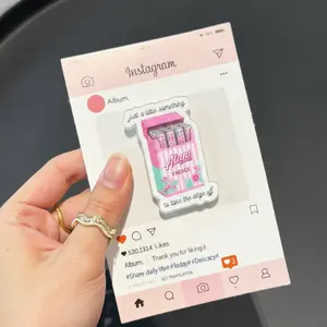 Funny Energy Drink MagSafe Phone Grip, Pink Soda Kindle Grip, Magnetic Pop Socket Style Phone Stand, Cute Bookish Accessory Gift