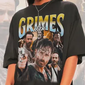 Rick Grimes T-shirts for Both Men and Women, Andrew Lincoln T-shirts, Daryl Dixon, and "The Walking Dead" Merchandise trendy casual meme friendship zip hoodies scuba merch QR Code F You Hoodie Custom Picture Portrait Hoodie fleece-lined sweater hoodie