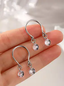 2PCS Non Piercing Nipple Jewelry, Adjustable Dangling Fake Nipple Rings Nipple Jewelry, Non Piercing Nipple Jewelry Faux Piercing Jewelry
