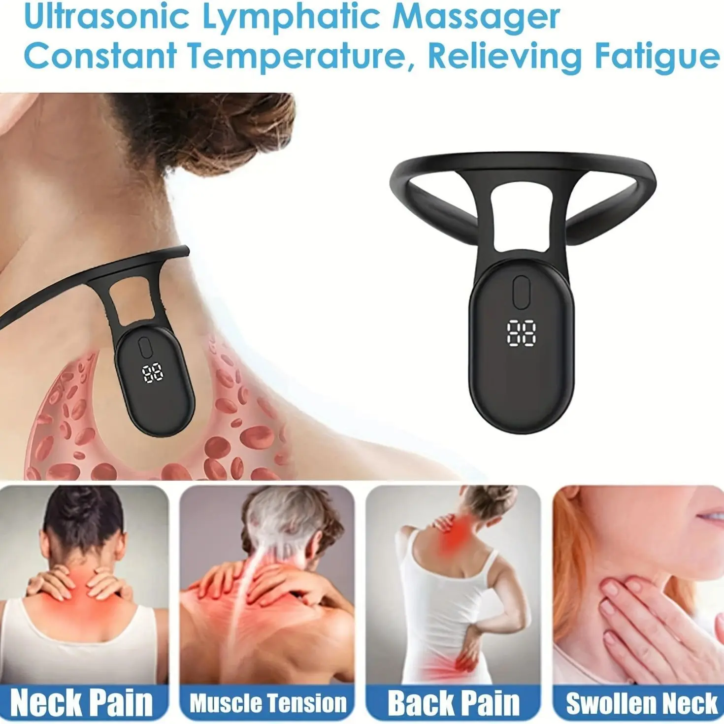Posture Corrector, Neck Hanging Back Straightener, Chest Up Stretcher, Sitting Posture Correction Brace