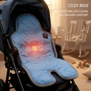 Baby Stroller Heater Pad Creative USB Rechargeable Cozy Stroller Seat Liners for Car Seats, Highchairs, Bouncers
