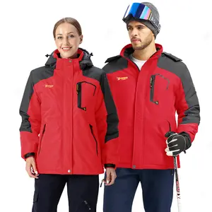 YSENTO Winter Coats Water Resistant Ski Snow Jacket Warm Fleece Jacket Parka Raincoat With Multi-Pockets Outerwear  windbreaker For Men and Women