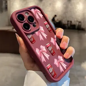 Casing For iPhone 17 16 15 14 13 12 PRO MAX PLUS dr pepper aesthetic Soft Silicone TPU Black White Red Gift Shockproof Protection Anti-Drop Protective Protector Aesthetic Phone Cases Shell