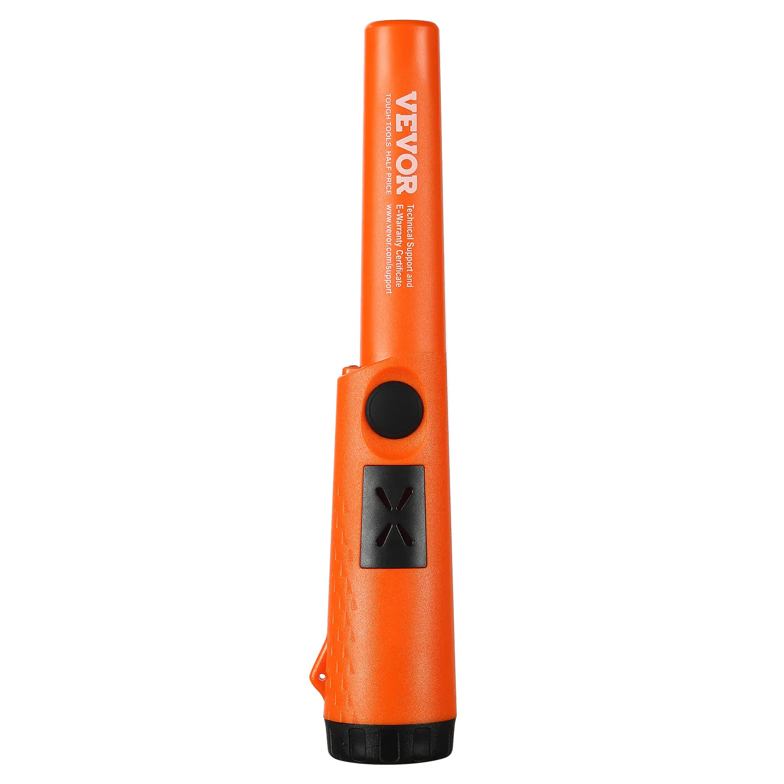VEVOR Portable Metal Detector Pinpointer Tool, IP66 Rated Handheld Partially Waterproof Wand with 1.96in Detection Depth, Depth Mark, 3 Modes, Sound Alert, Holster, Waterproof Bag & 9V Battery for Adults, Beach Use