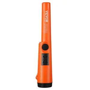 VEVOR Portable Metal Detector Pinpointer Tool, Partial Waterproof Handheld Wand, 1.96" Detection Depth, 3 Modes, Treasure Hunting Probe with Holster, Waterproof Bag & 9V Battery, for Adults