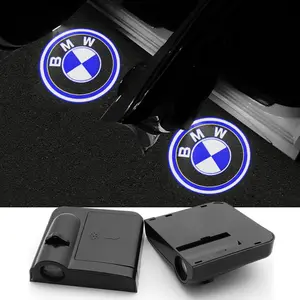 For BMW M Performance E36 E39 E46 E30 E34 E53 E90 E60 E70 E92 E93 E83 E84 E87 G01 G11 G12 G20 G30 X1 X3 X4 X5 X6 F30 F20 F10 F15 F16 M3 M4 M5 Auto Accessories 1/2/4Pcs ABS Car Door Welcome Light Led HD Projector Lamp Courtesy Lights