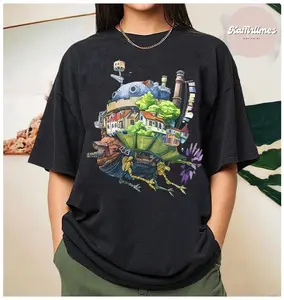Howl's Moving Castle Shirt, Ghibli Shirt, Hayao Miyazaki, Studio Ghibli Gift, Anime Howl's Moving Castle