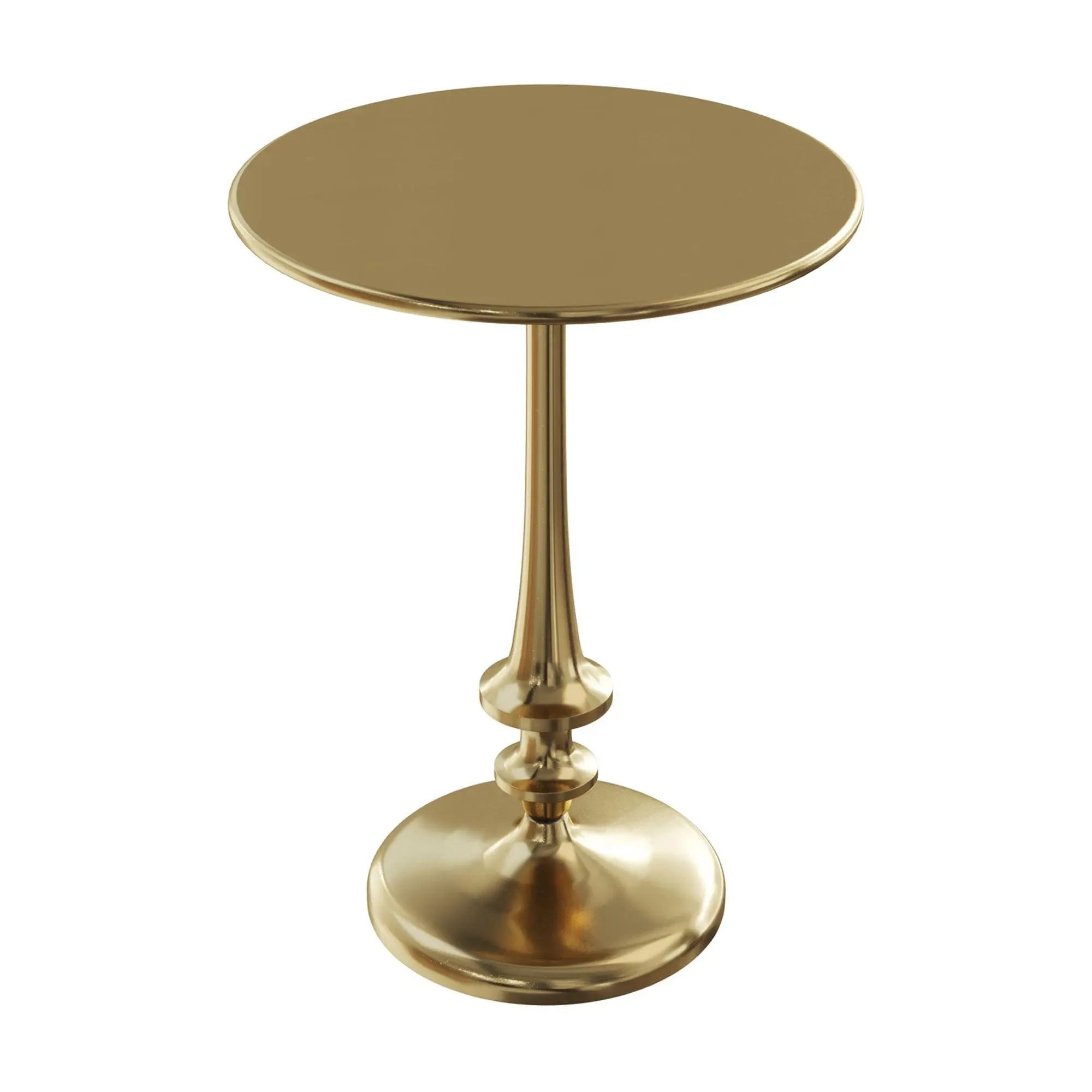 Lavish Home Side Table Iron Pedestal Antiqued Brass Finish Lavish Home Side Table Iron Pedestal Antiqued Brass Finish