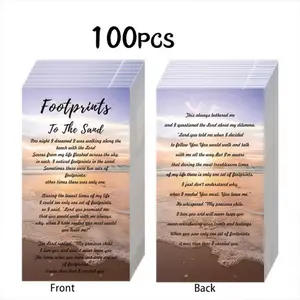 1 Types Of Inspirational Gospel Cards, Each Containing 100 Christian Prayer Cards with Biblical Scriptures,Suitable for Bookmarks, Wallet Cards, Church Gift, And of Religious Retreat。