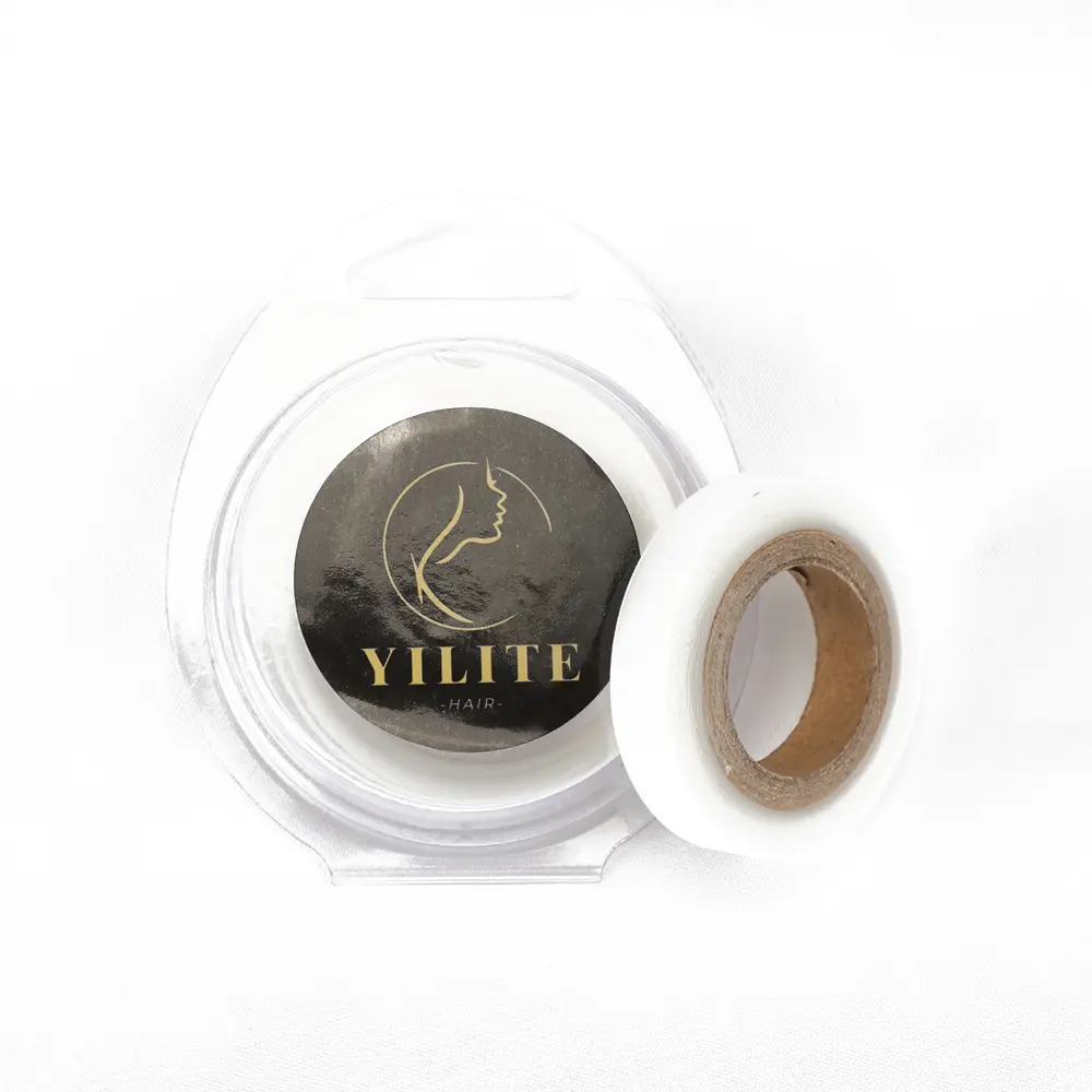 YILITE Single-Sided Invisible Tape for Tape-In Hair Extensions, Pre-Cut Edge Roll Form Adhesive, 1PC 274x0.8cm/108x0.3in Hair Extension Accessory sohochic