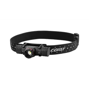 COAST XPH30R 1200 Lumen USB-C Rechargeable Dual Power Headlamp with Twist Focus Beam and Magnetic Base