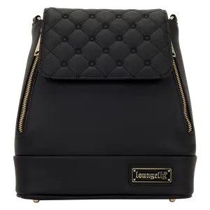 The Lilly Pin Trader Black Convertible Mini Backpack & Crossbody Bag