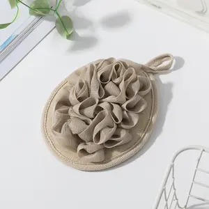 Body Sponge Bath Shower Ball, Exfoliating Body Sponge Pad, Washing Gloves with Flower Bath Ball, Mesh Shower Sponge, Skin Care Tool