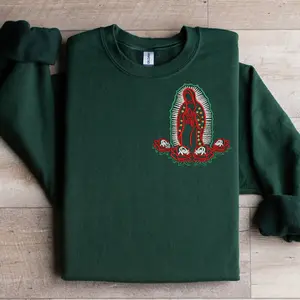 Guadalupe Multi-Color Crewneck Sweatshirt-Unisex