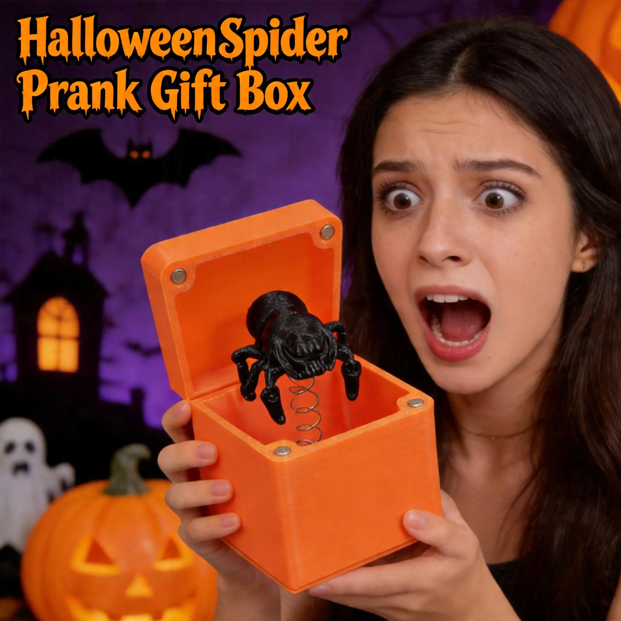 Mini Prank Spider Ornament |comedy prank toy Trick Toy for Fun Vibes, Prank Props, Prank Gag Gift