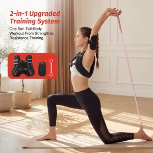 【SpringStatements】ZELUS Weighted Vest, 6–30 lb Adjustable Weight Vest with Reflective Stripe, Detachable Phone Pouch & Adjustable Straps, Includes Resistance Band Silicone Expander (Random Color) for Motivational Walking, Strength Training, Muscle Toning