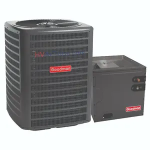 Goodman 2 Ton 13.4 SEER2 R32 Air Conditioner with 17.5" Vertical Cased Coil for Efficient Cooling Performance No Warranty