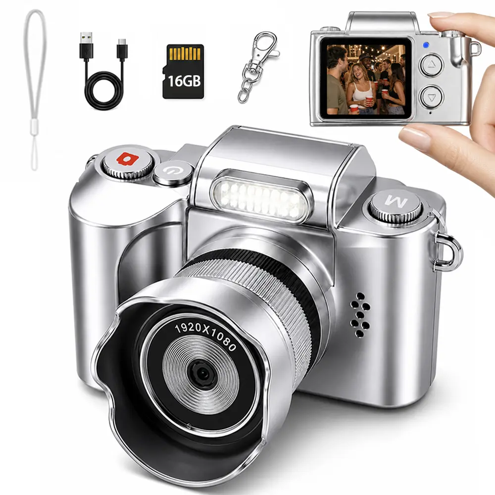 SpecHarge Mini Digital Camera, Vintage Style Pocket Camera, Cute Decorative Gift, Travel & Daily Moments