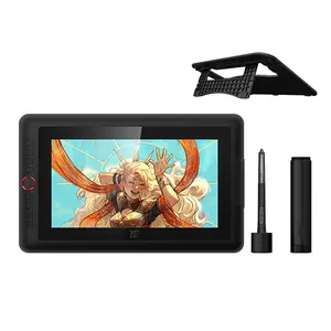 XPPen Upgraded  13.3" Artist 13.3 Pro V2 Drawing Tablet with Screen, 1 Red Dial+8 Shortcut Keys Foldable Stand included 16384 Pen Pressure X3 Pro Stylus Compatible with Windows macOS Android ChromeOS 99% sRGB Full-Laminated AG Screen Anti-glare Film