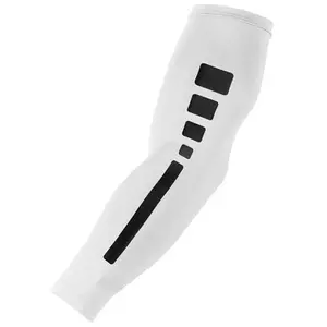 Baseball Football Compression Arm Sleeve White Elite Baseball Football Compression Arm Sleeve White Elite