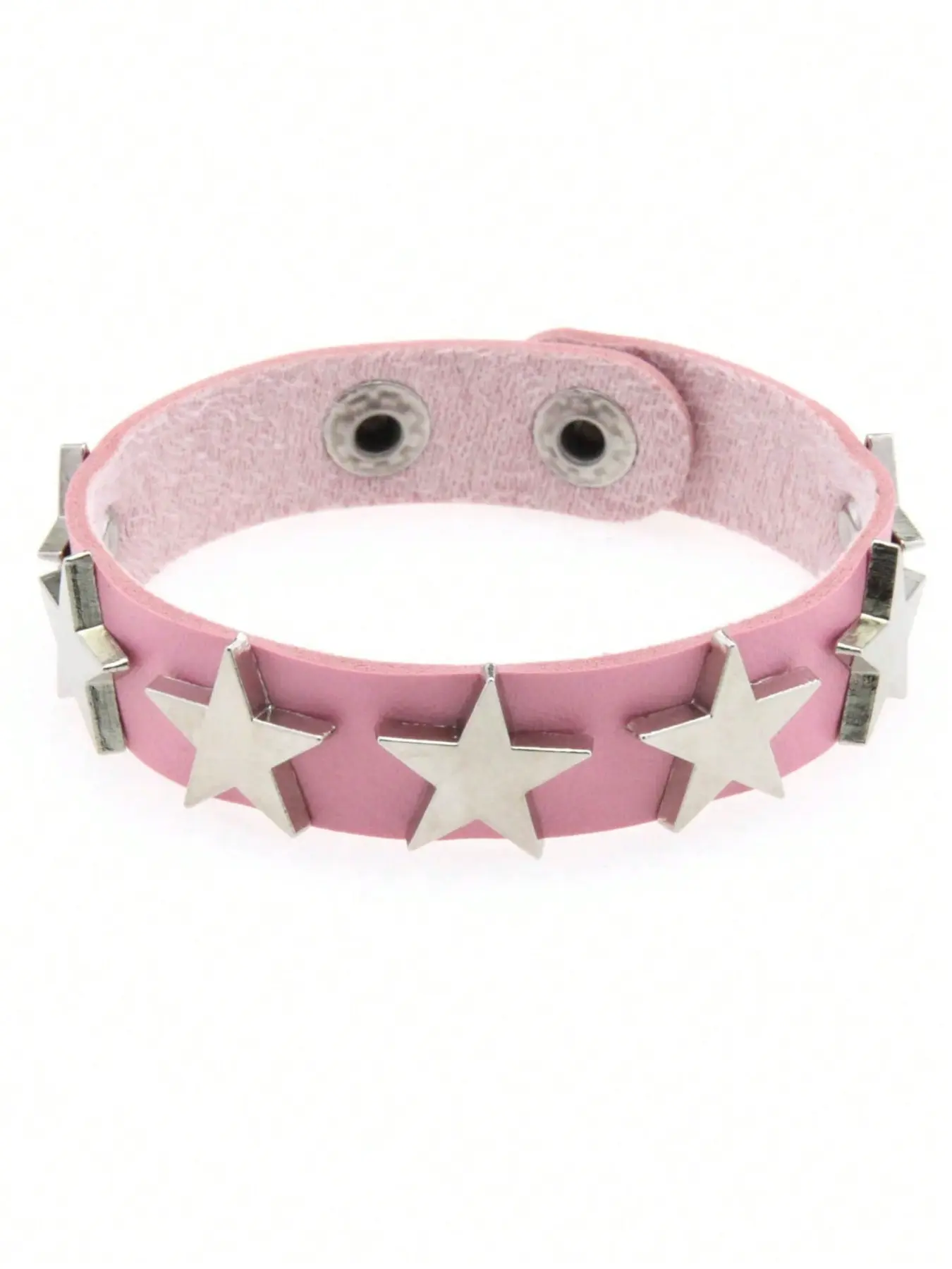 Punk Skull Rivet Bracelet Bangle for Women, Punk Style Jewelry, Fashionable Statement Jewelry, Creative Halloween Party Jewelry, Perfect Gift for Rock Concerts & Daily Wear