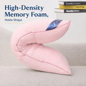 Cosybay Full Body Ergonomic Support Pillow for Back, Belly, Hips & Legs, Cooling Side Sleeper Pillow for Pregnancy, Maternity & Body Pain Relief,Memory Foam Adjustable.Pregnant, Back Pain Relief. Orthopedic Bed Pillow for Side, Back (14x36 inch)