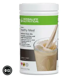 Herbalife Formula 1 Healthy Meal Nutritional Shake Mix Cookies & Cream 750g Gluten Free Daily Nutrition Wellness Routine with Essential Vitamins & Minerals Protein Blend from Soy and Dairy Sources - Flavor - Taffy, Beverage