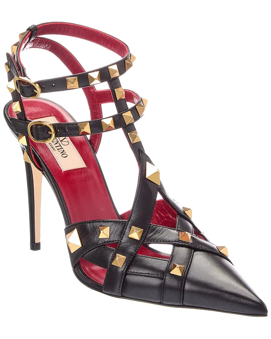 Valentino Rockstud Caged 100 Leather Pump