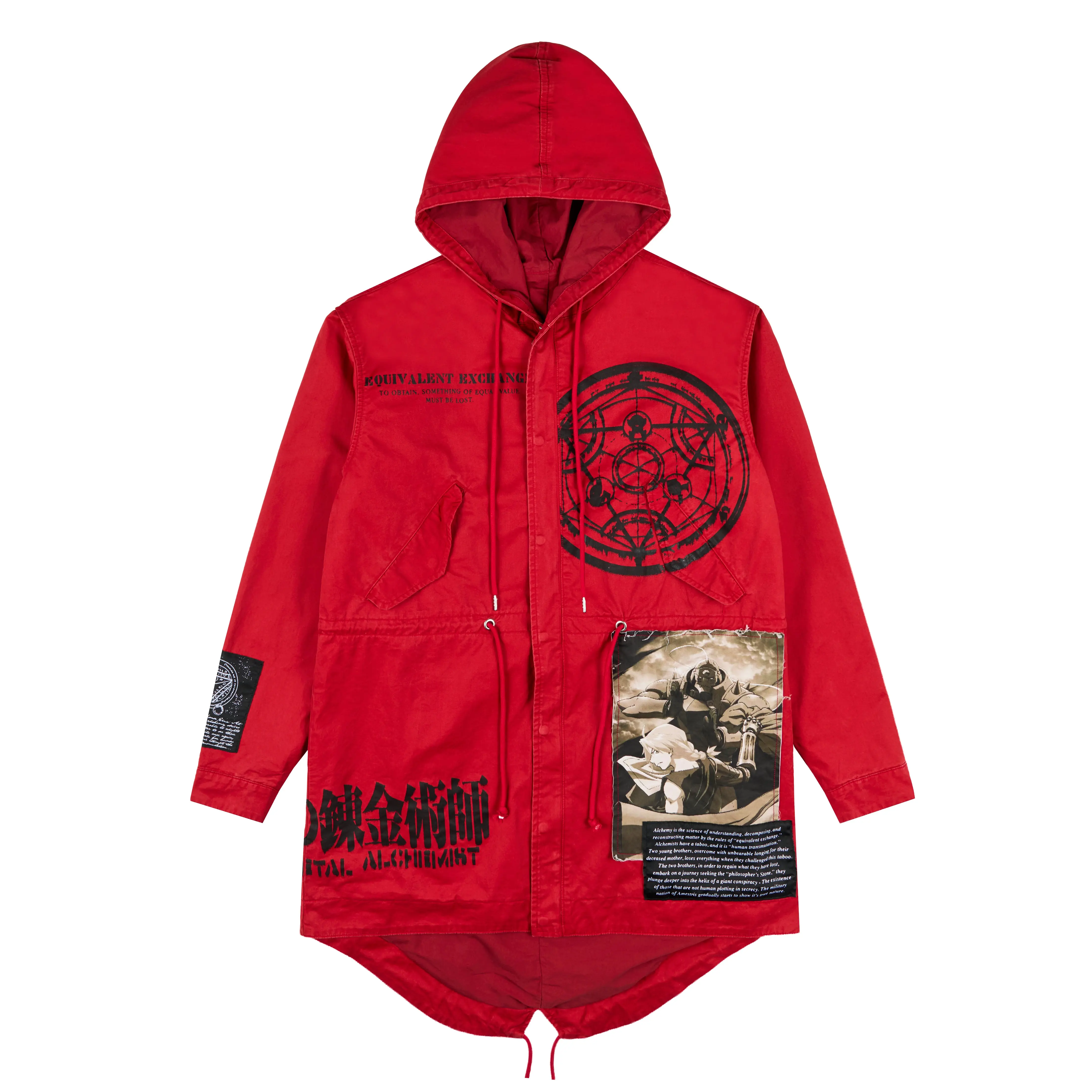 FMAB ALCHEMY PARKA JACKET (RED) *PRE ORDER*