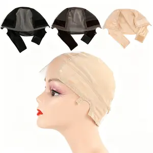 Adjustable Grip Band Wig Cap U-shaped 4*5 velvet silicone lace wig cap, popular dome mesh cap wig net cap