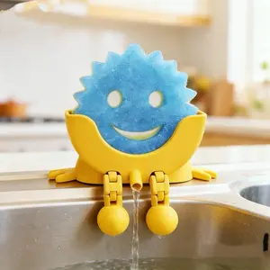 Handwashing Sponge Holder is a 3D printed toy that can be used as a sink sponge storage rack