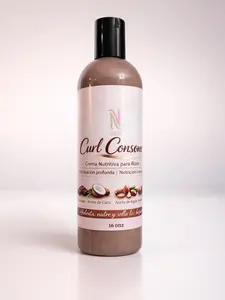 NhAir Curl Consomme Hydrating Hair Mask - Professional Curly Haircare Treatment with Curl-Enhancing Formula, Nourishing, Softening, Smoothing Benefits for Curly Hair Users